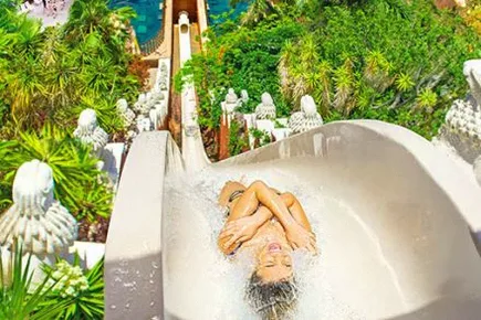 The Tower of Power Freefall Waterslide Tenerife Aquapark