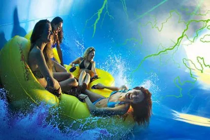 The Vulcano XXL Water Funnel Slide Tenerife Aquapark