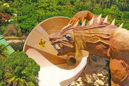 The Dragon ProSlide Tornado Water Slide Tenerife Aquapark